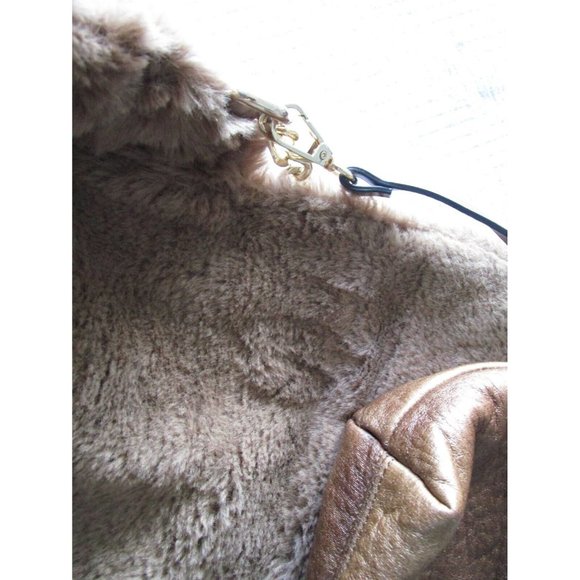 Urban Expressions Tan-Savannah Vegan Purse Reversible /Pouch NWT Gold Adj. Strap - Picture 11 of 16